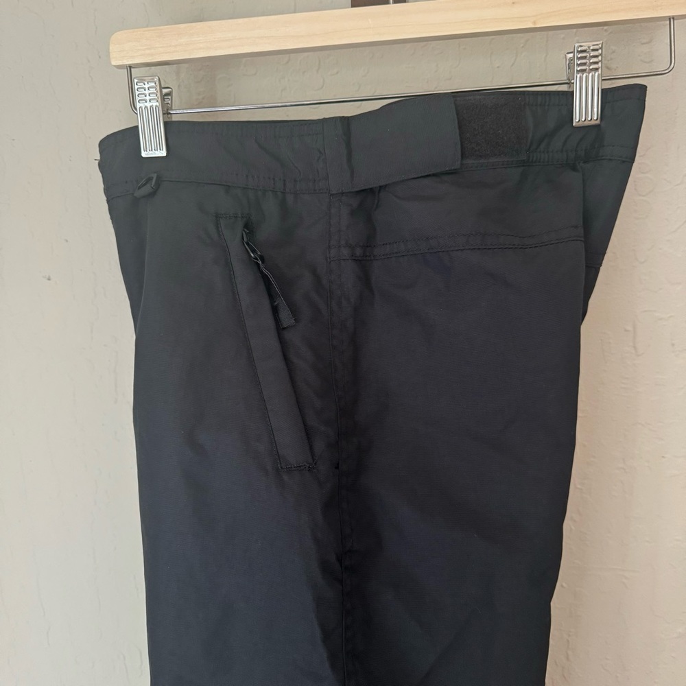 SLALOM Kids Winter Snow Pants Black Insulated Water Resistant - Picture 6 of 12